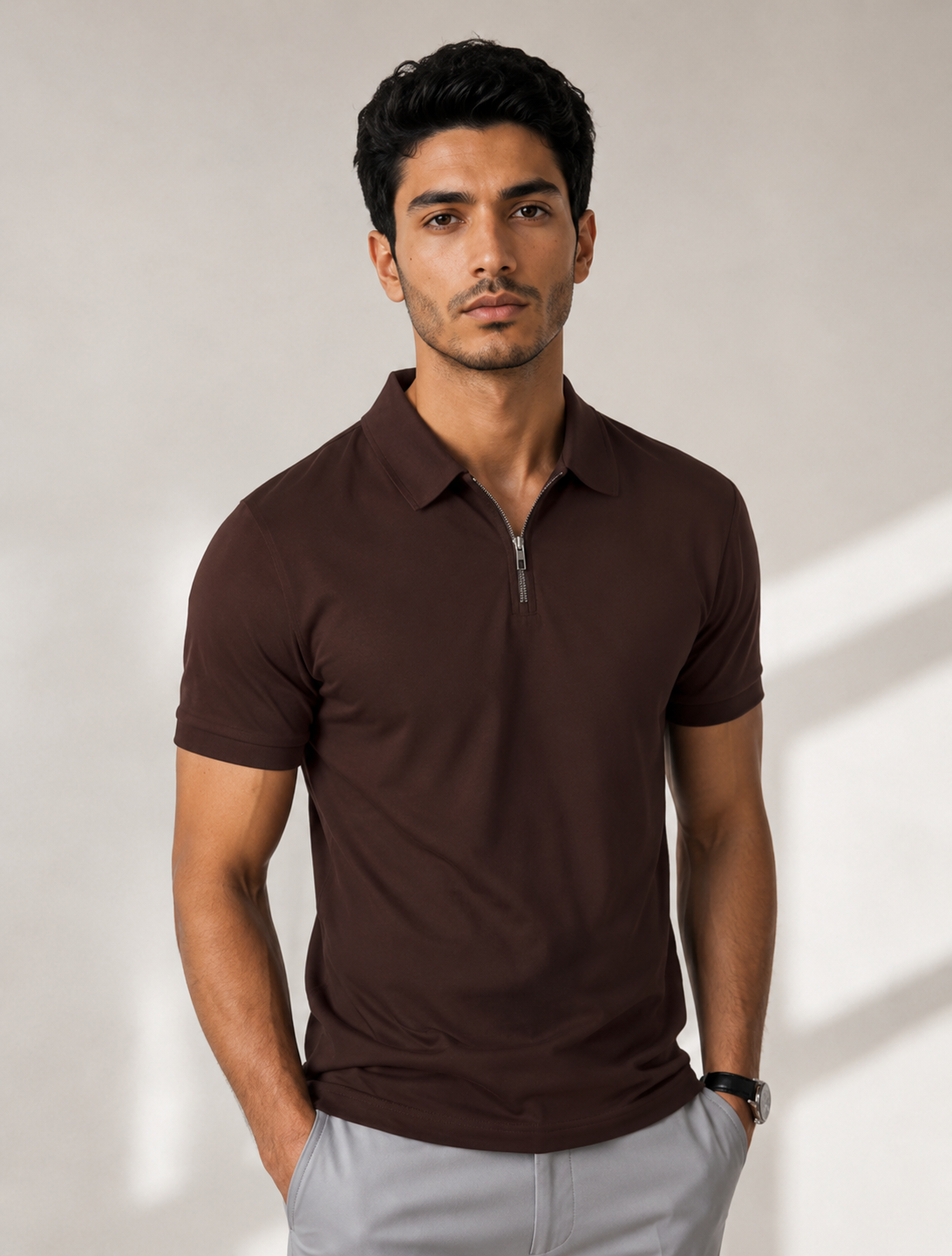 Zip-polo Moza