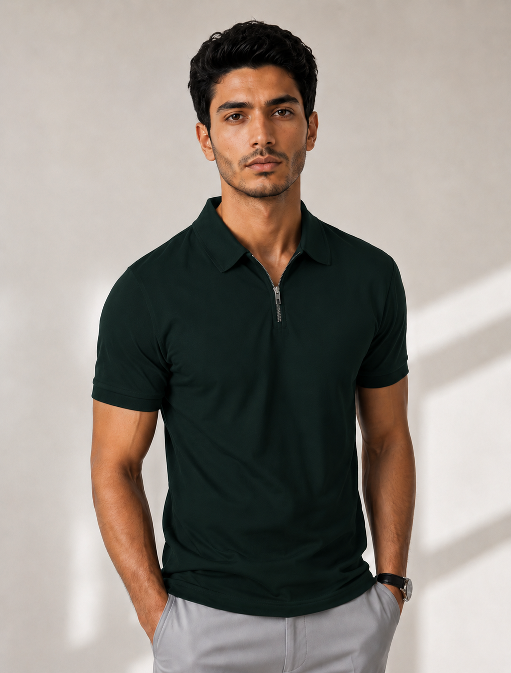 Zip-polo Moza