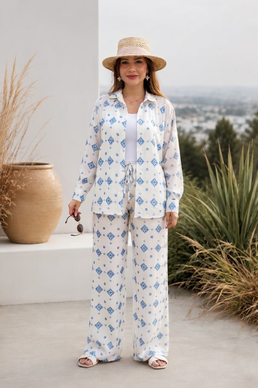 Bleu Médina – Ensemble Riviera