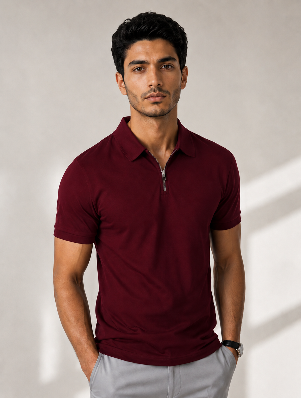 Zip-polo Moza