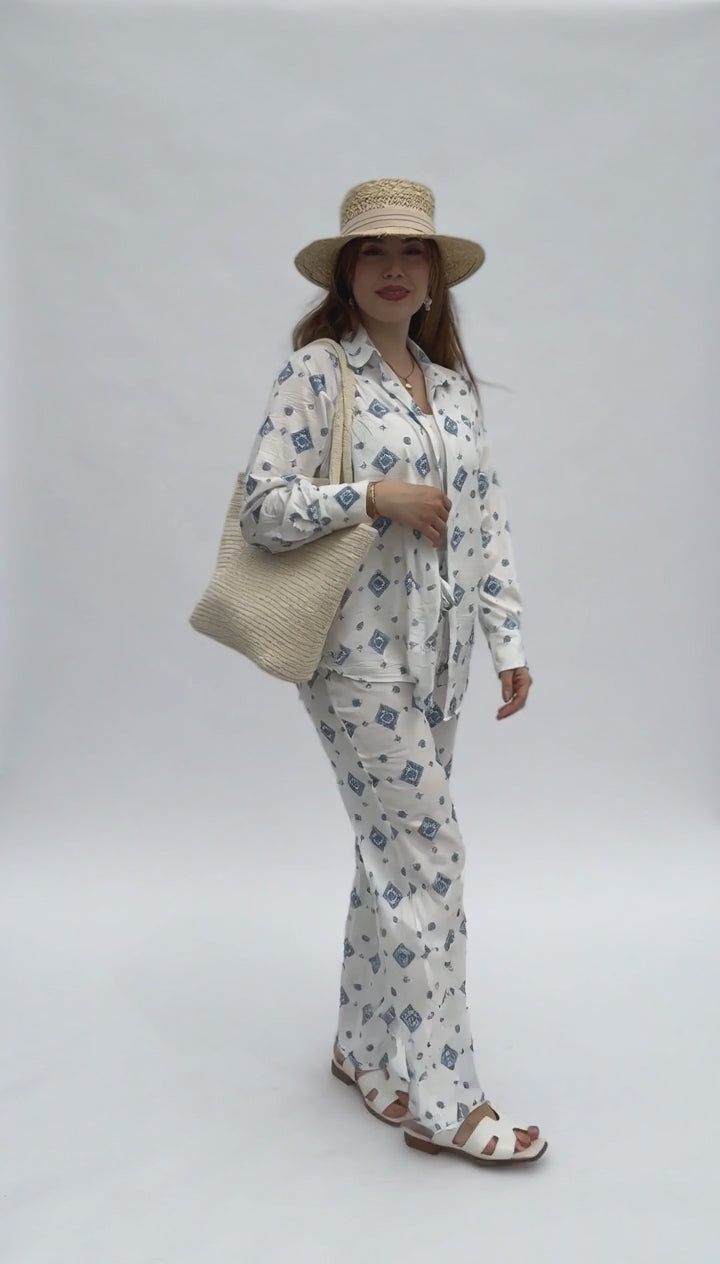 Bleu Médina – Ensemble Riviera
